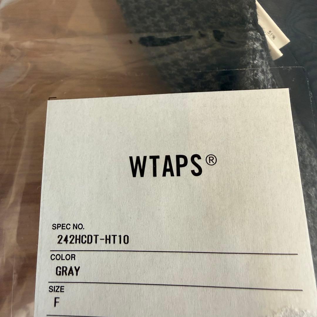【美品】WTAPS T-6M 03 CAP WOCT GRAY キャップ 千鳥