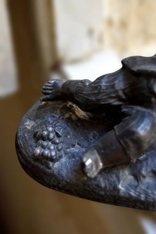 フランス19世紀　バッカス（葡萄の収獲の神様）のアンクリエ　美品　アンティーク