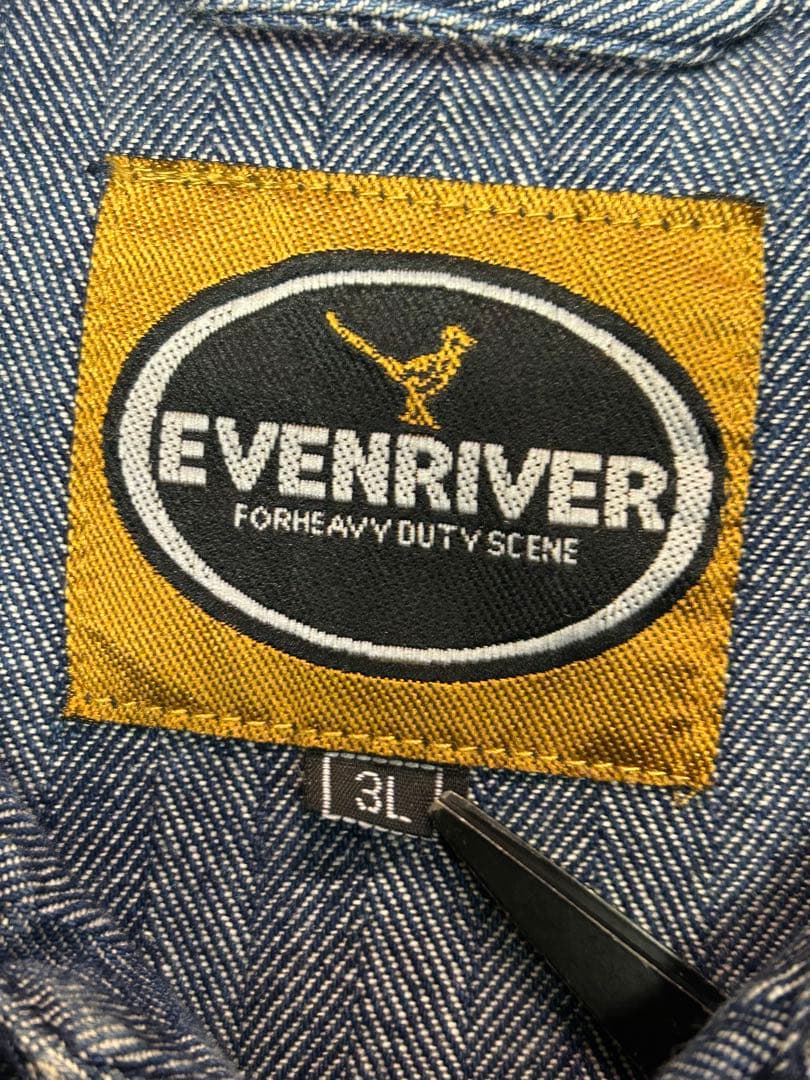 MAC TOOLS ストライプデニムオーバーオール イーブンリバー