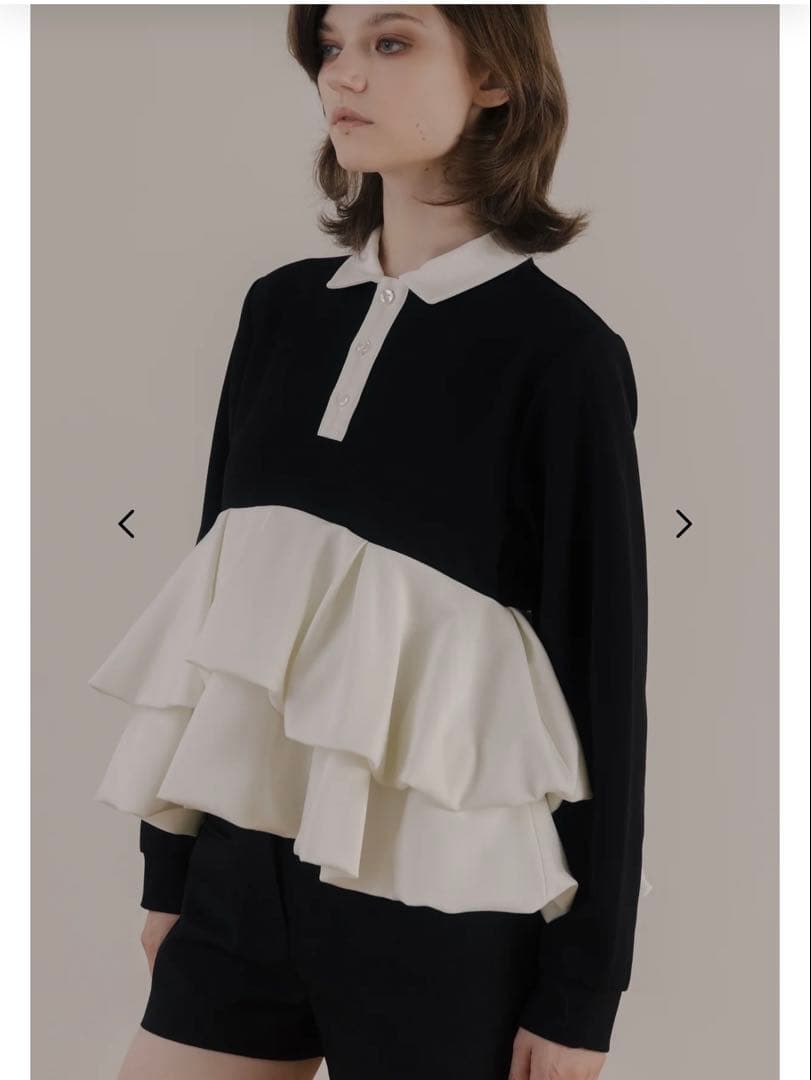 yuu！the toe / hydra peplum tops（m）