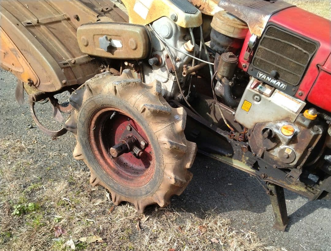 【始動OK ヤンマー】 耕耘機 歩行型 YC70 ディーゼルエンジン　昭和４６？