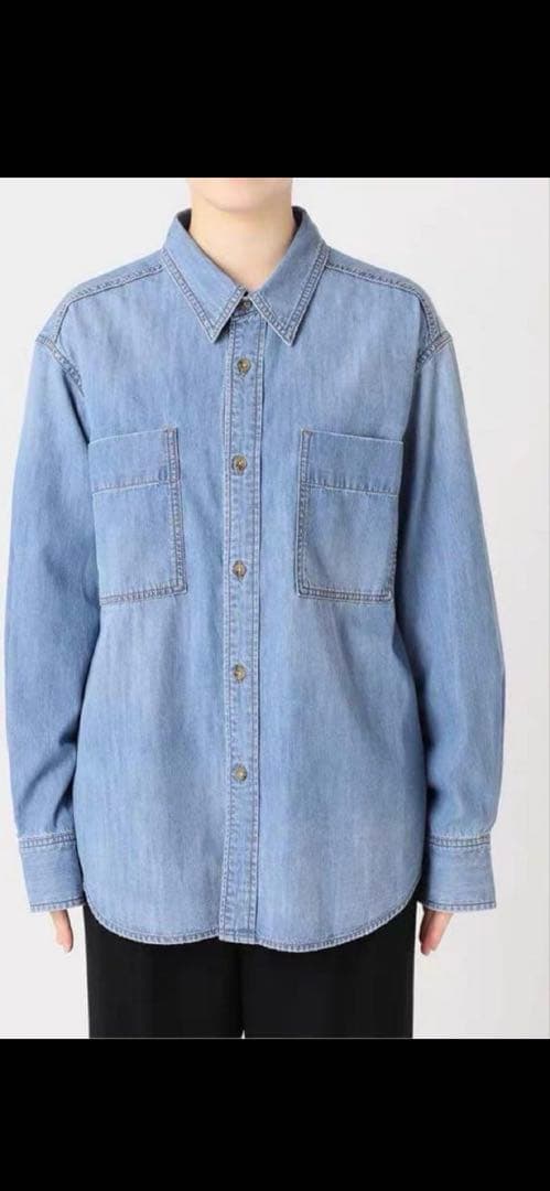 spick&span ライトオンスデニムシャツ