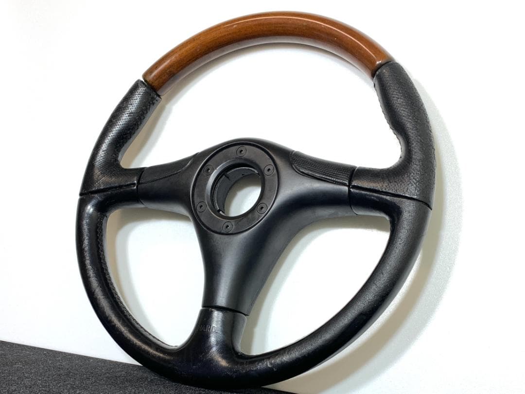 NARDI ナルディ Z5 ステアリング 36.5Φ 木目 ウッド ＆ レザー