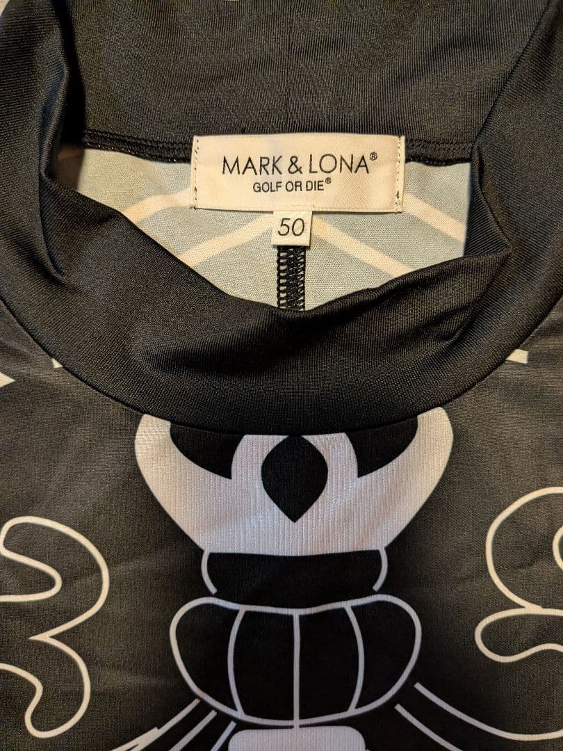 MARK & LONA ゴルフシャツ モックネック サイズ50