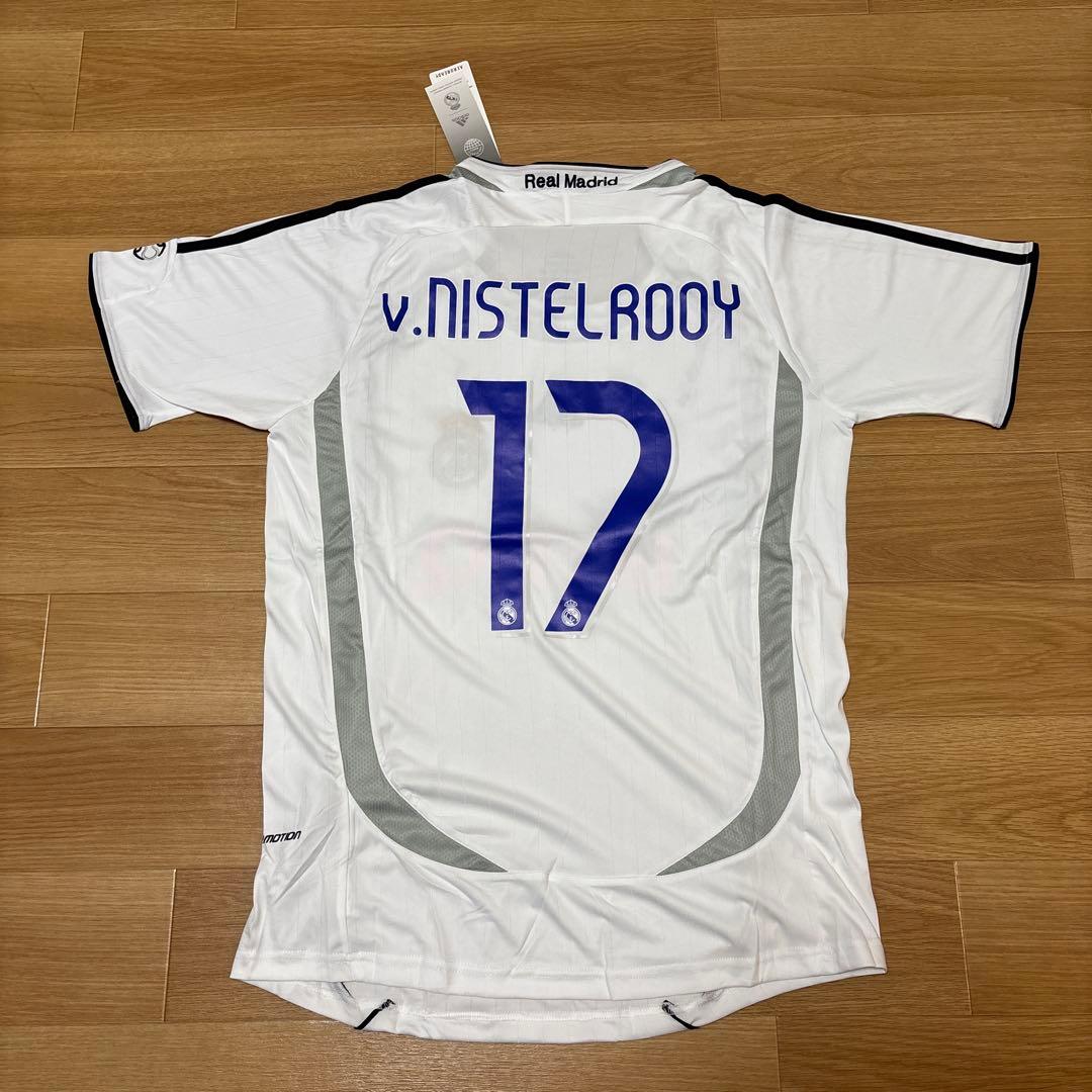 新品タグ付06/07レアル・マドリード ファンニステルローイ17インポートM