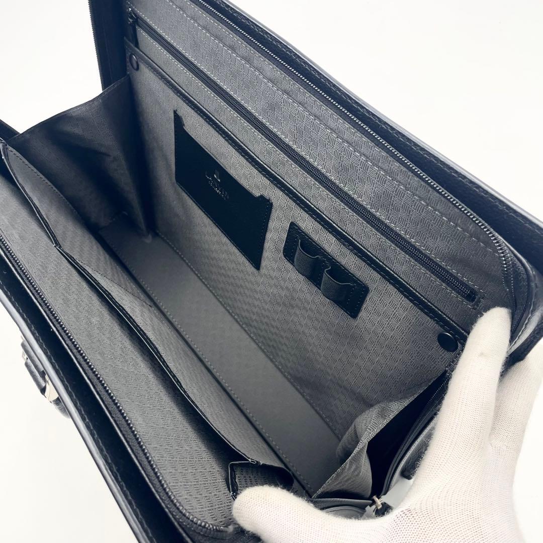 極美品✨ランバン LANVIN ビジネスバッグ A4 レザー ドラマ 半沢直樹