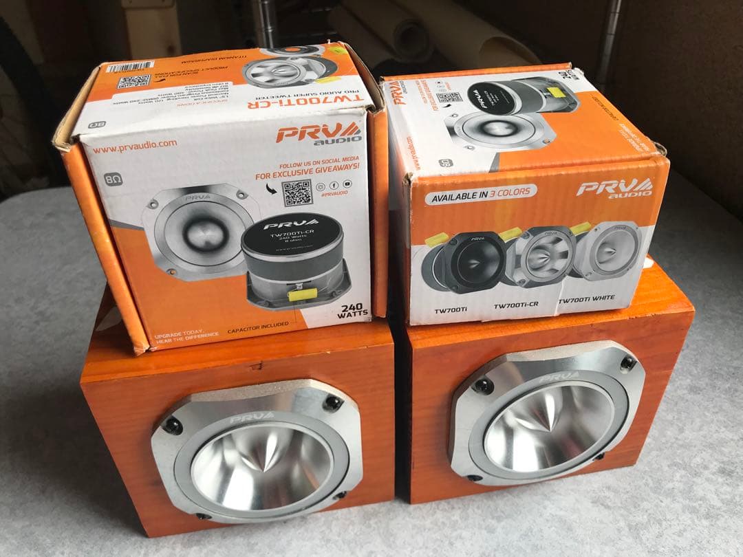 PRV TW-701 スピーカー 240W 木製 2個セット