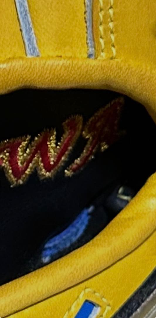 値下げ不可【中古】ミズノ　グローバルエリート　オーダー　一般外野手用　刺繍あり