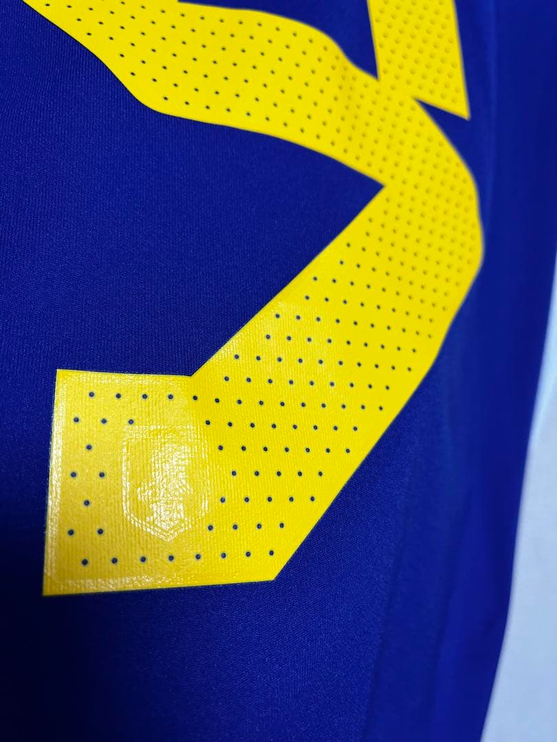 三笘薫　日本代表　ユニフォーム　カタールW杯　スペイン戦　マーキング入り