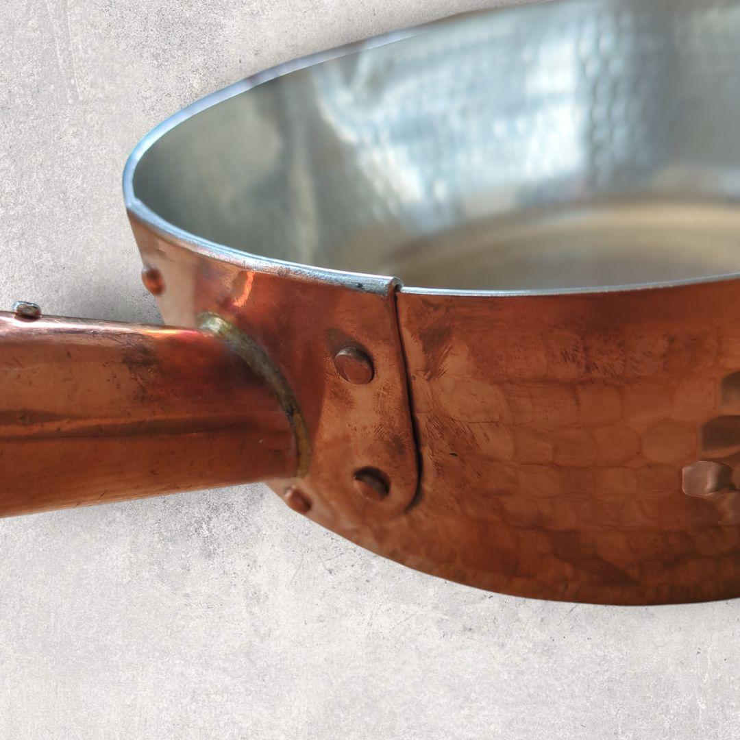 【未使用 自宅保管品】銅雪平鍋 21cm 百貨店購入