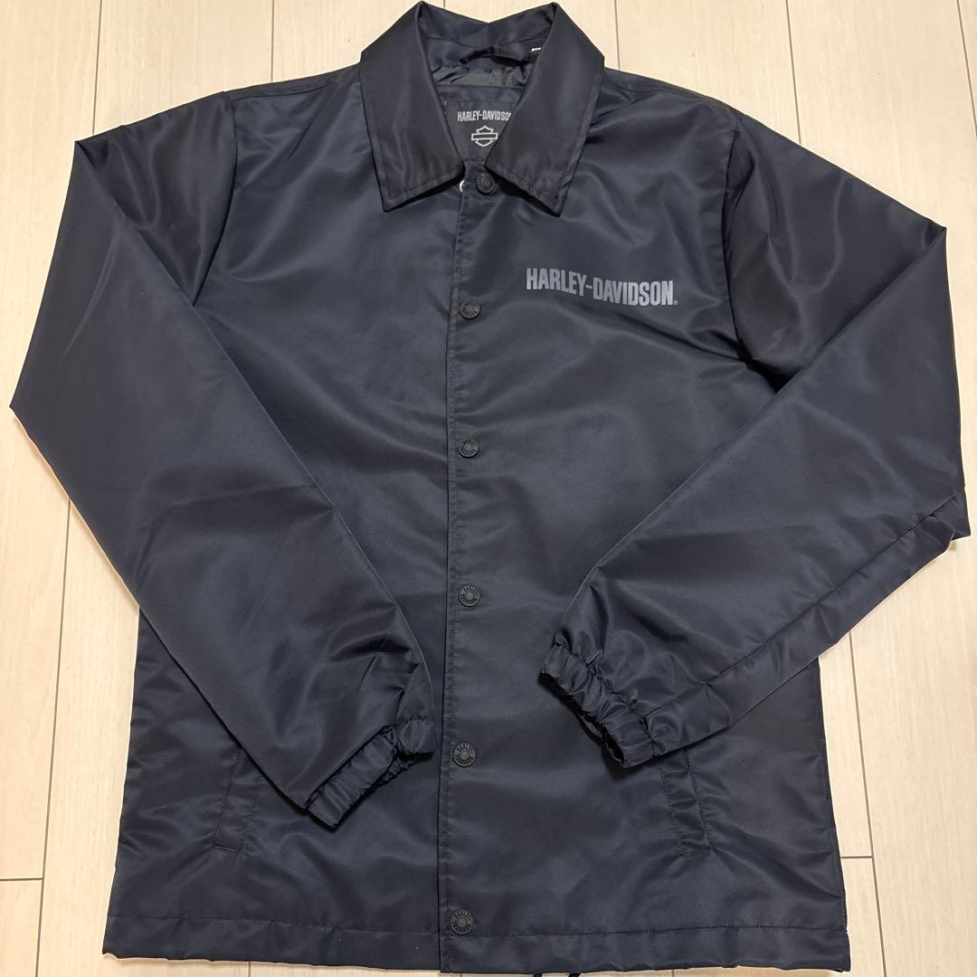 HARLEY-DAVIDSON ジャケット ブラック　コーチジャケット