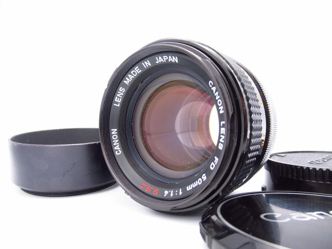 キャノン A-1 FD 50mm 1.4 S.S.C.モータードライブ 管理H4