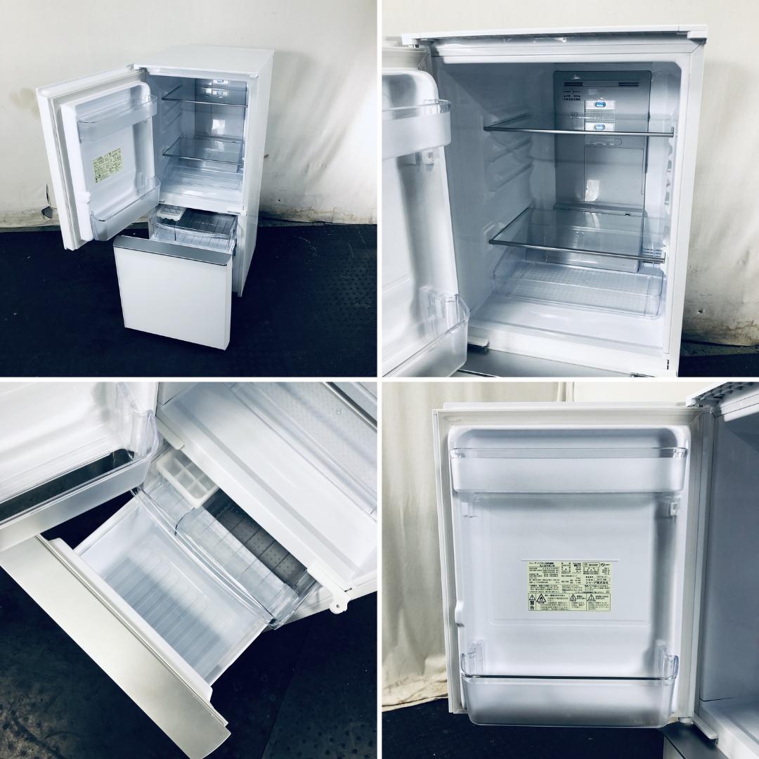 ★送料・設置無料★ 中古 2ドア冷蔵庫 シャープ (No.4552)