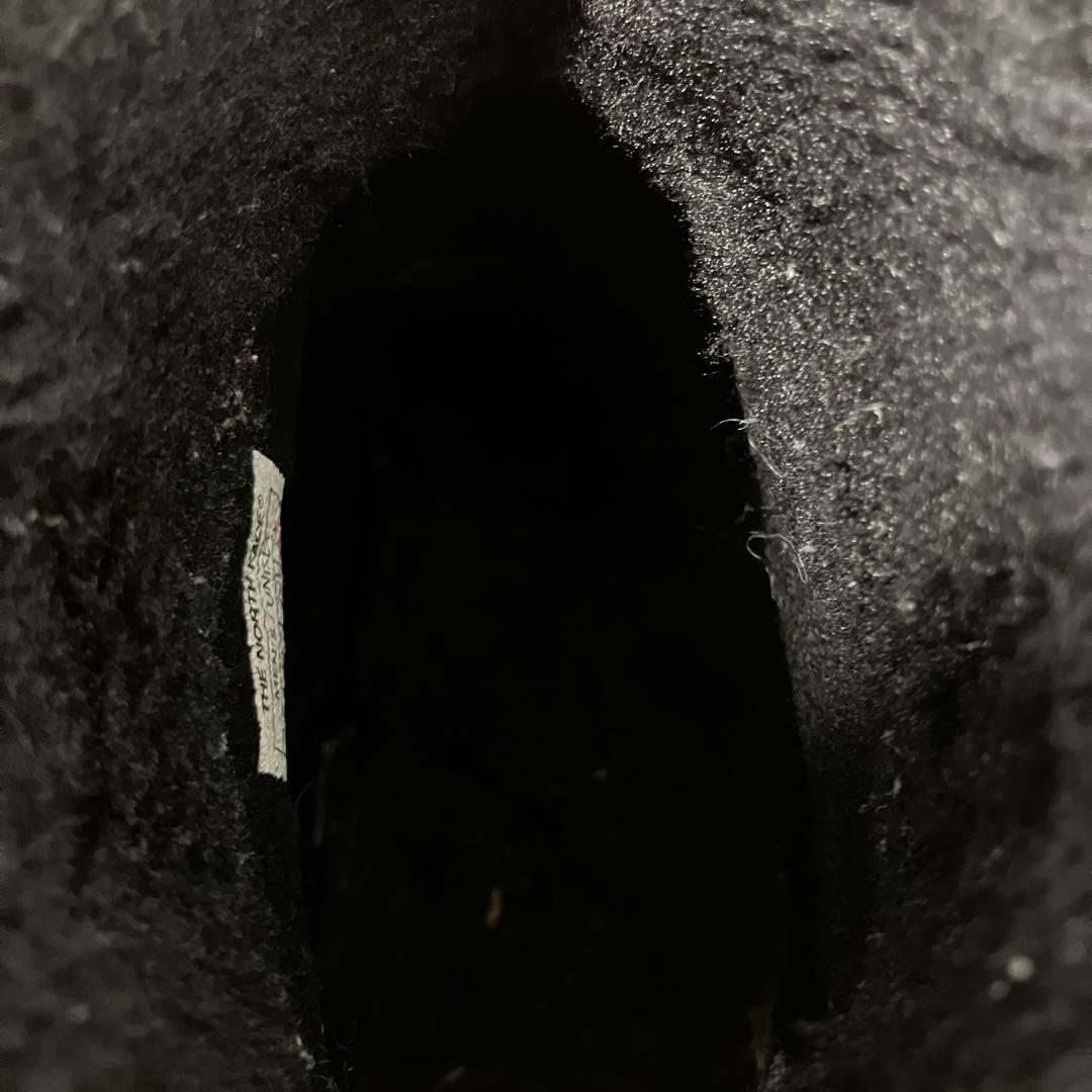 【美品】ノースフェイス ウィンターキャンプショート 25cm 防水 スエード 黒