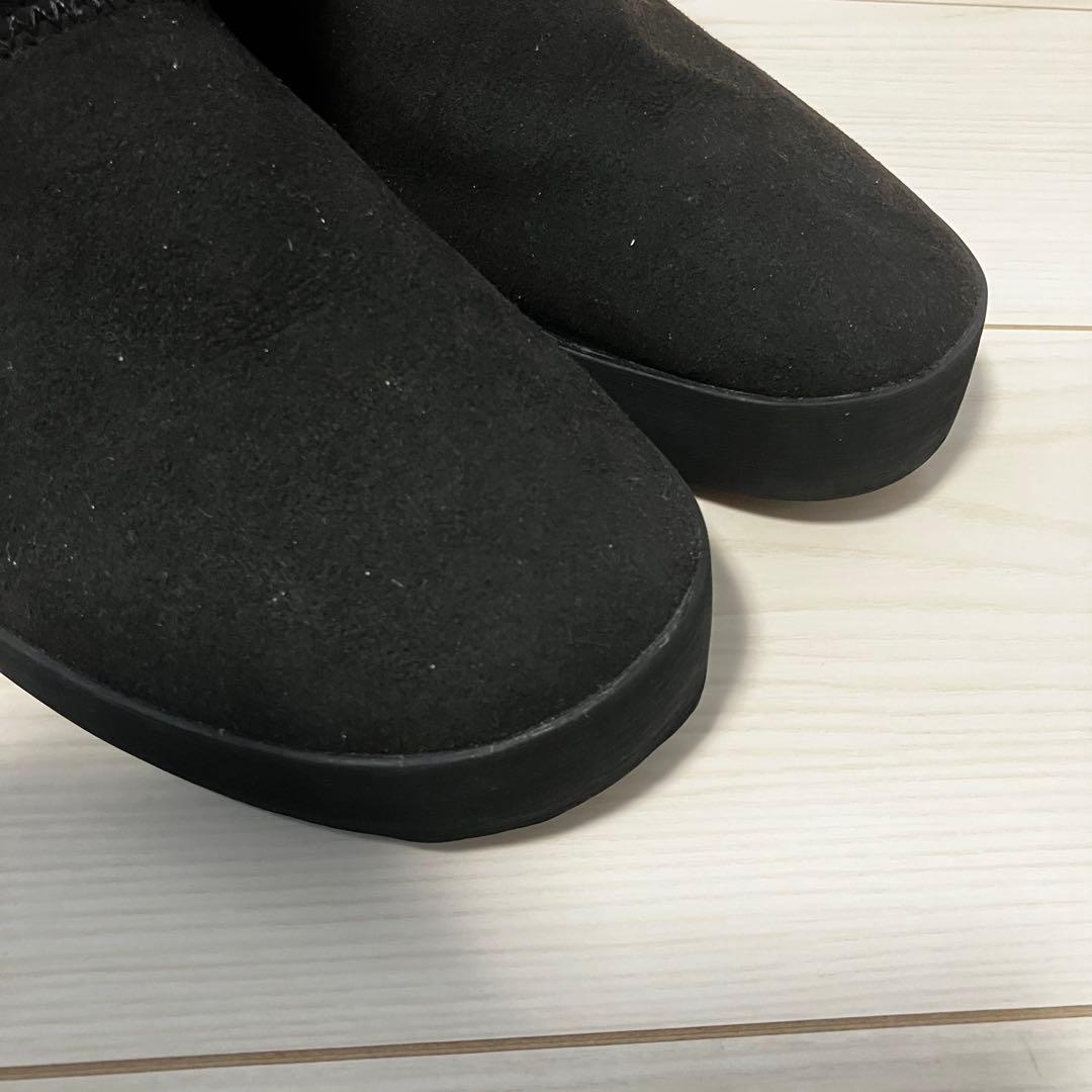 【美品】ノースフェイス ウィンターキャンプショート 25cm 防水 スエード 黒