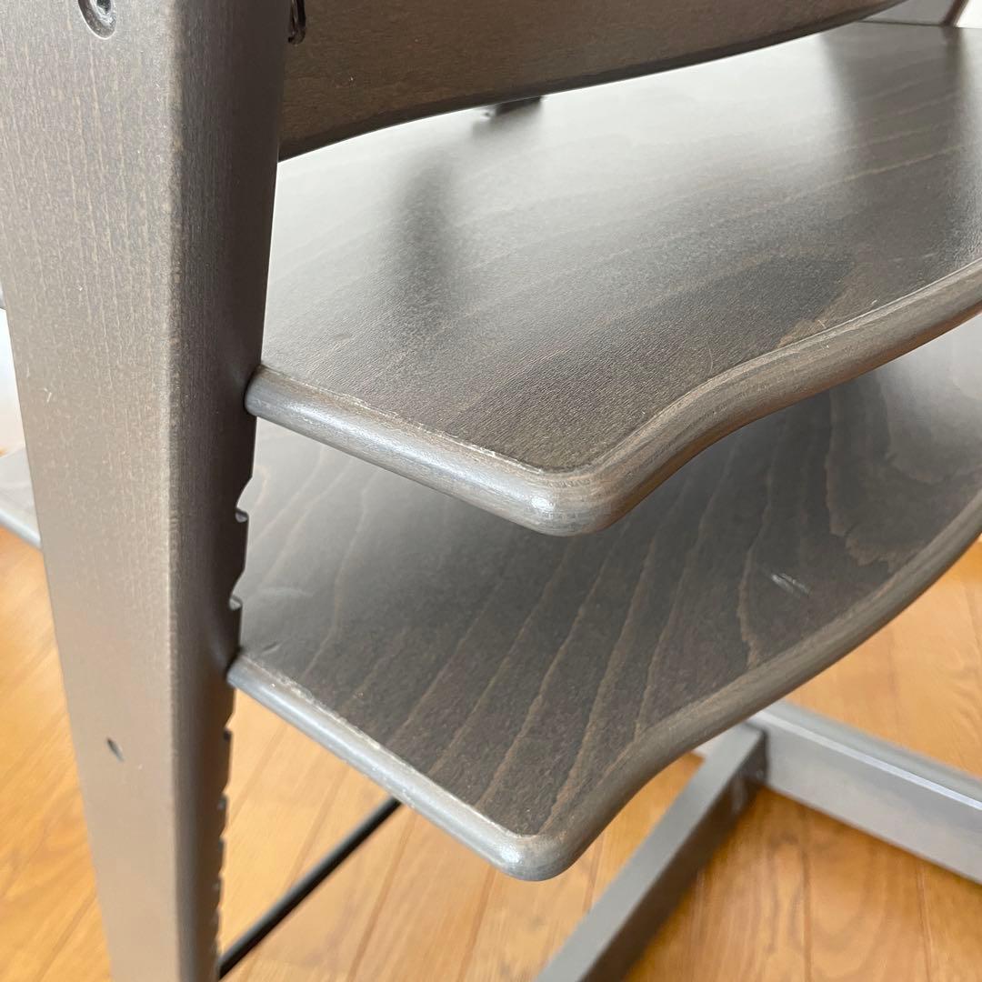 ストッケ　トリップ トラップ　ベビーチェア+ベビーセット　ヘイジーグレー