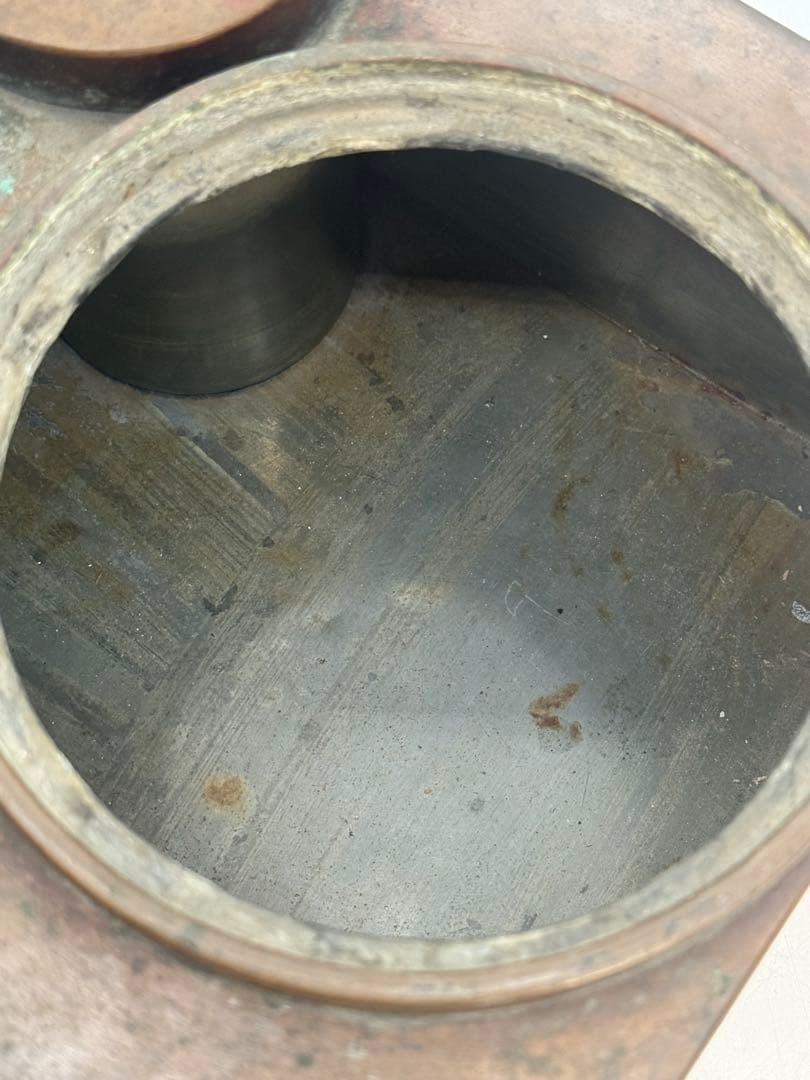 レトロ　銅製　熱燗器　燗銅壷　古道具　アンティーク　送料込み260202