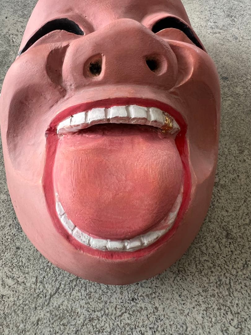 木彫のお面（笑面）⑦