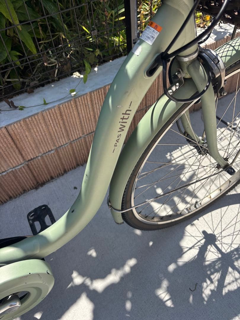 グリーンシティサイクル 前カゴ付き