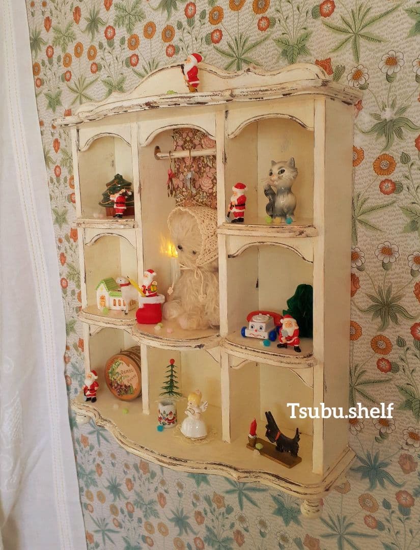 アンティーク・ヴィンテージ調　シャビー　ウォールシェルフ