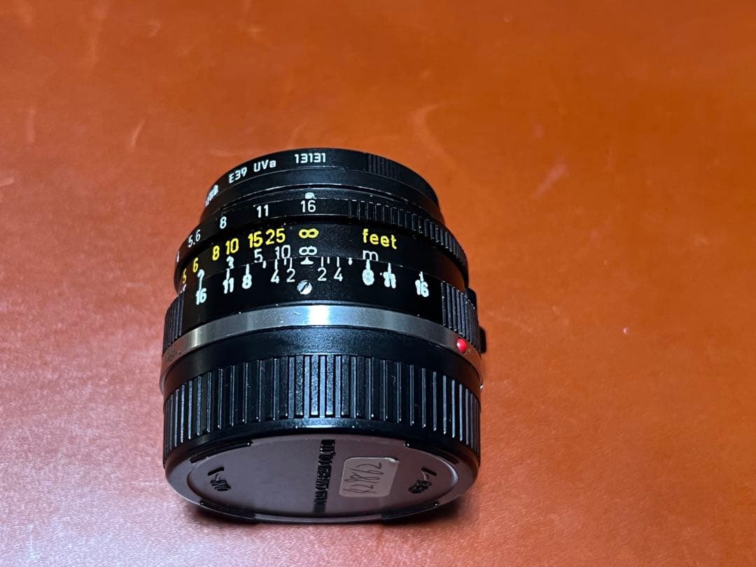 ライカズミクロン35mm 2F フード付第2世代6枚玉