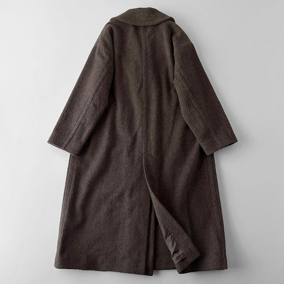 定価64,900円　デミルクスビームス　ナッピングウール　ダブルブレストコート