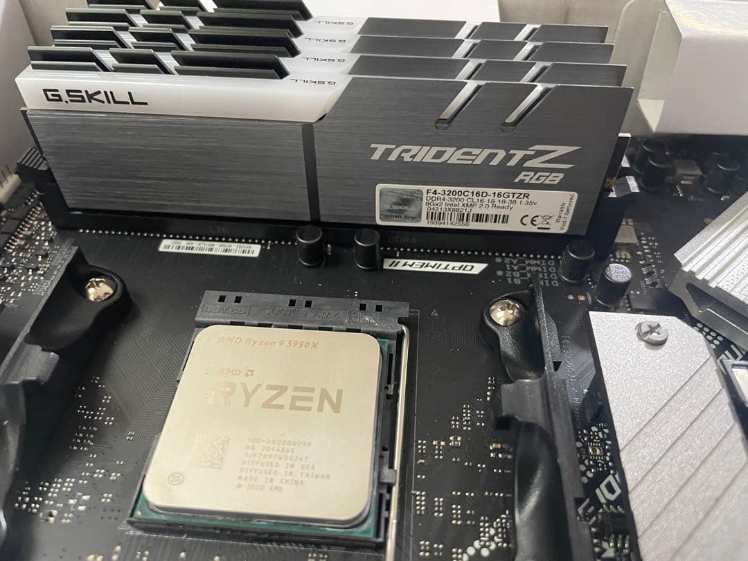 美品 CPUセット 5950X ROG 32GB B550 -A