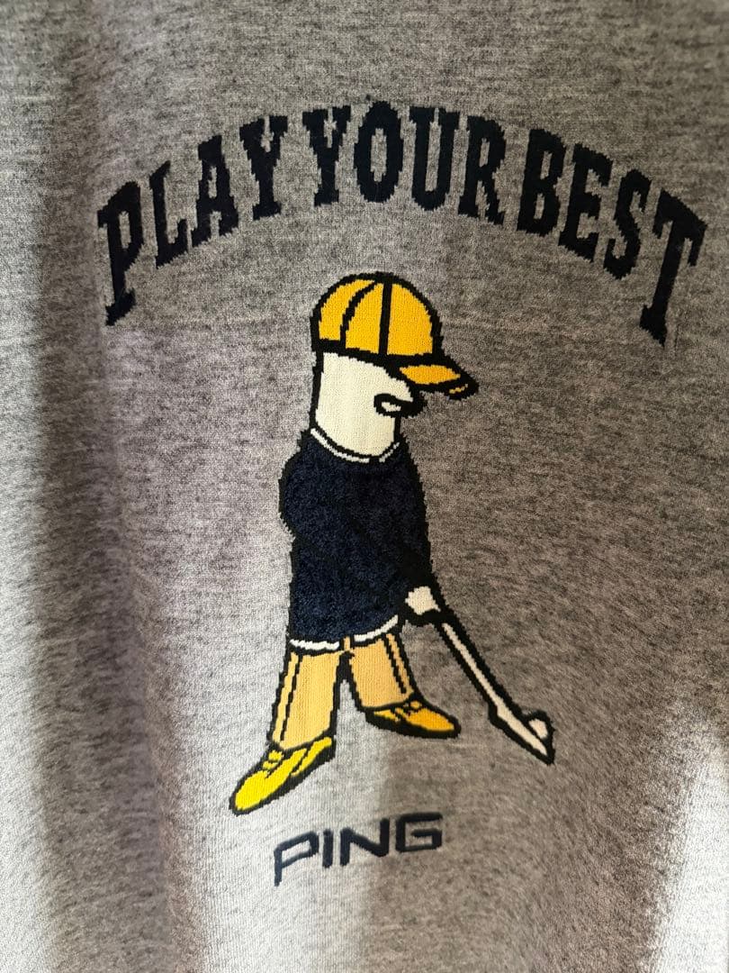 PING PLAY YOUR BEST セーター L グレー