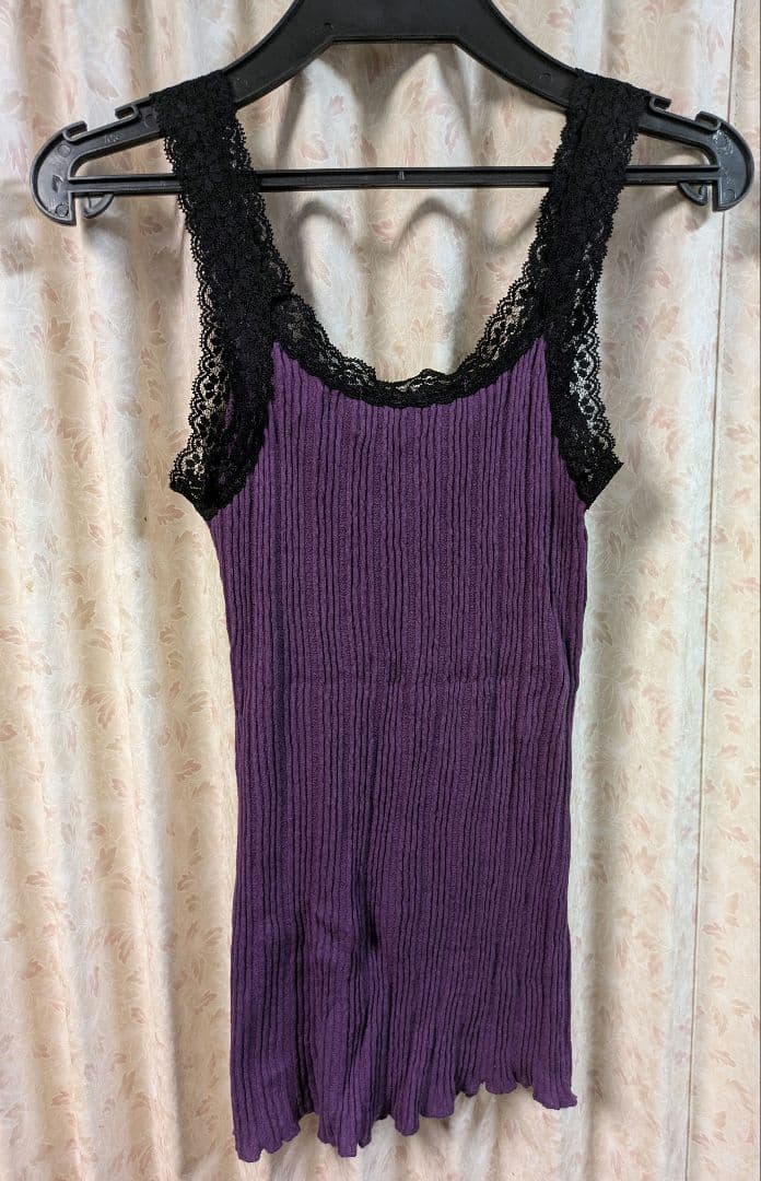 UNDER PRETTIES lace camisole　バイオレット　限定品