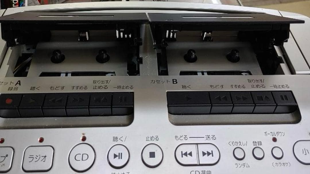東芝CDラジカセ☆カセットデッキ☆USED品☆