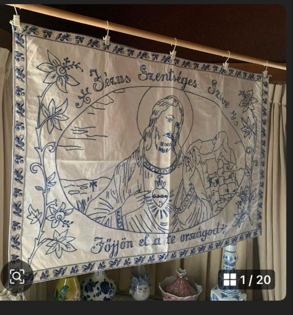 ビヨンヴィンブラッド　ビンテージニモール窯の大型22㎝の少女と鳥柄のボール絵皿！