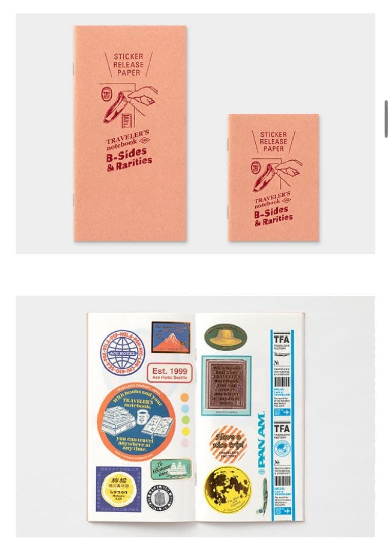 TRAVELER'S notebook B-Sides 6種セット