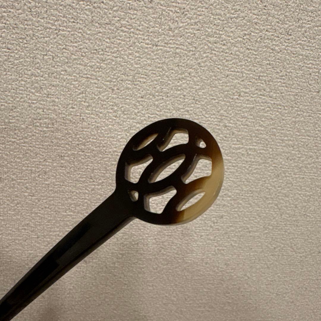 エルメス　ヘアアクセサリー　かんざし　正規店購入　バッファロー