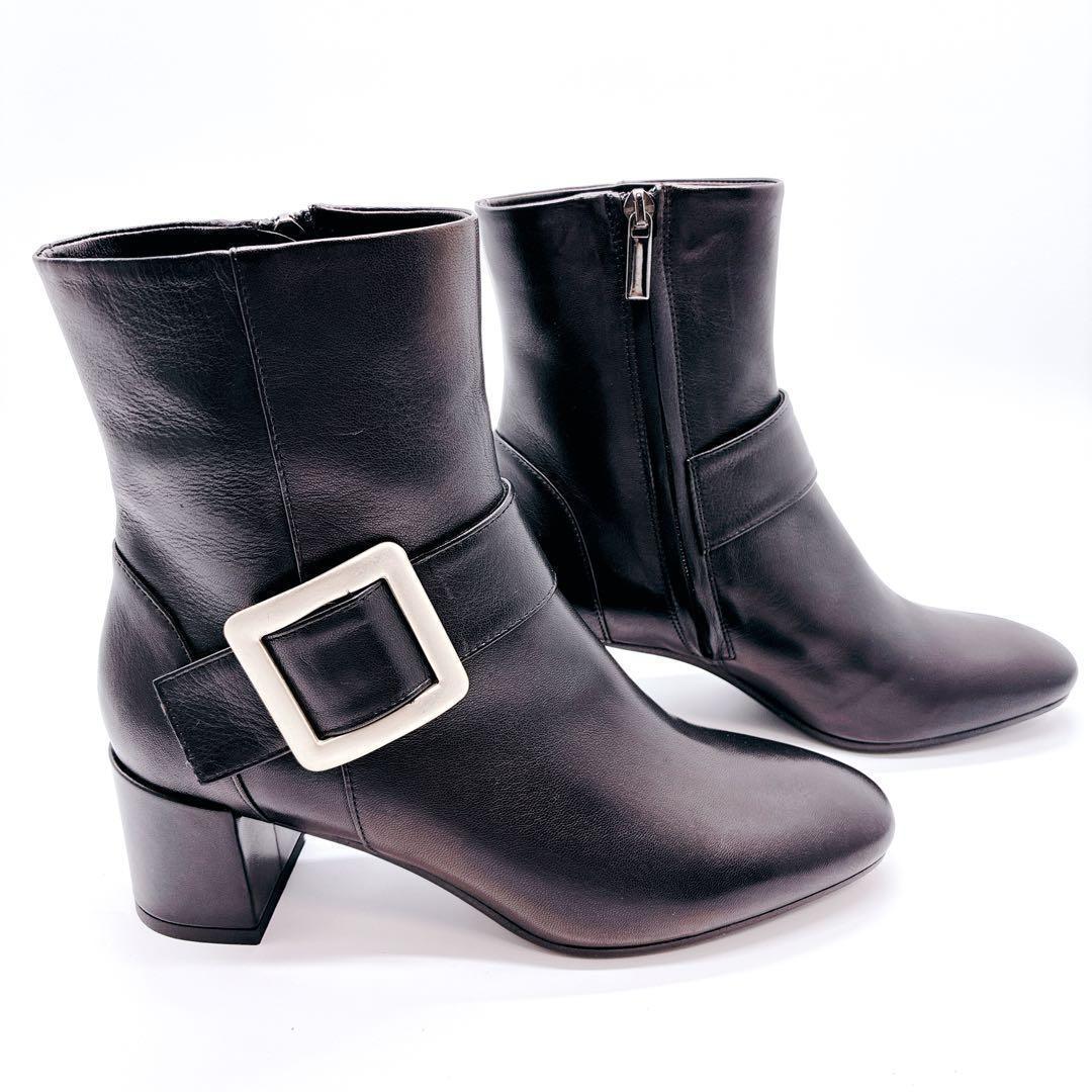 Fabio Rusconi ファビオルスコーニ ショートブーツ ブラック 24㎝