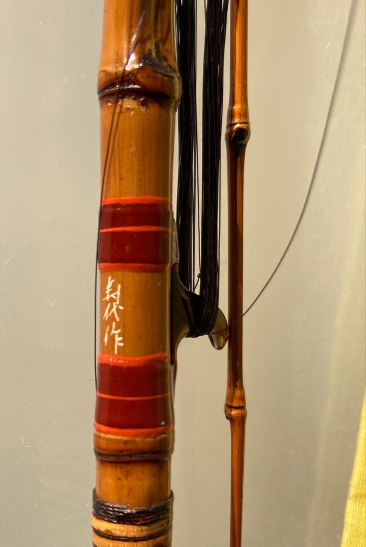 江戸和竿　実釣未使用・完品　ハゼ用水雷竿　東作一門　寿代作　2継　93ｃｍ