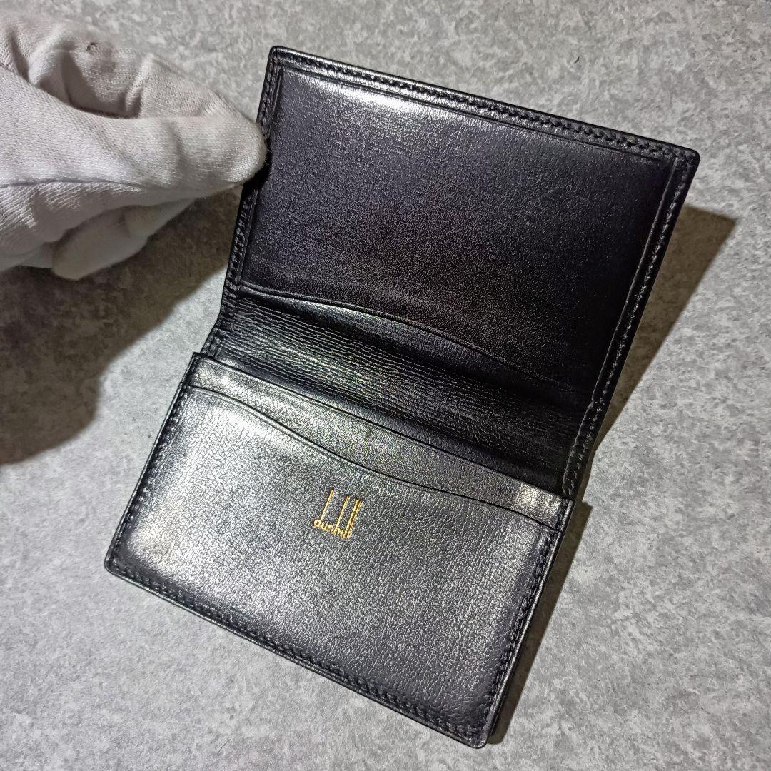 カッコいい! dunhill ダンヒル レザー 名刺入れ カードケース