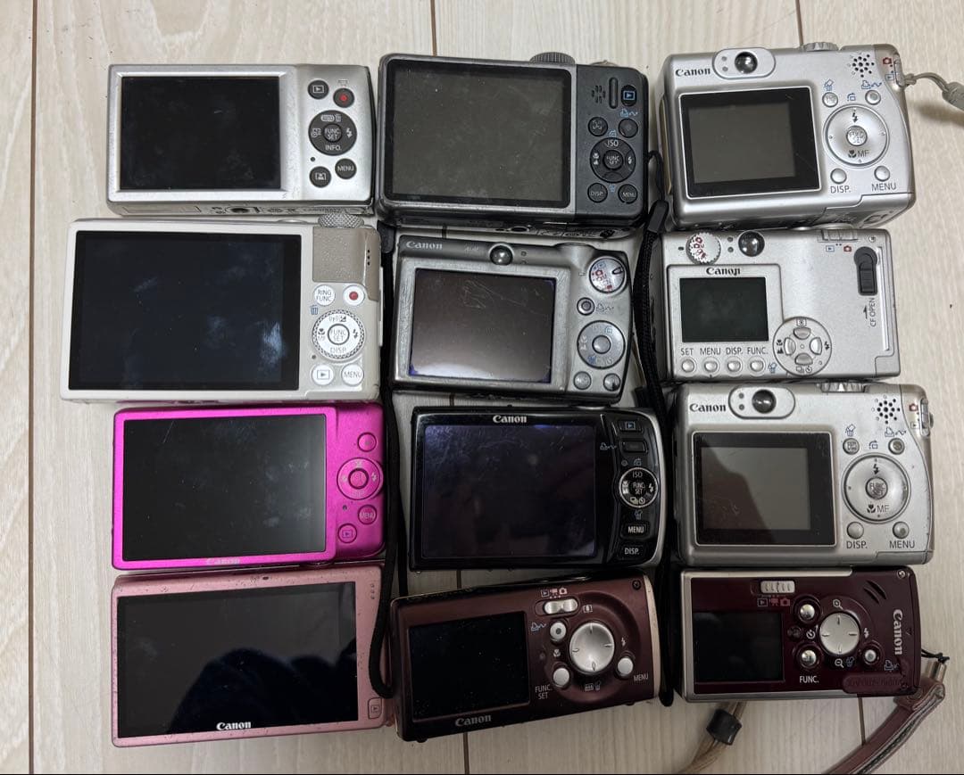 Canon デジタルカメラ 12台セット (未確認) (ジャンク品)