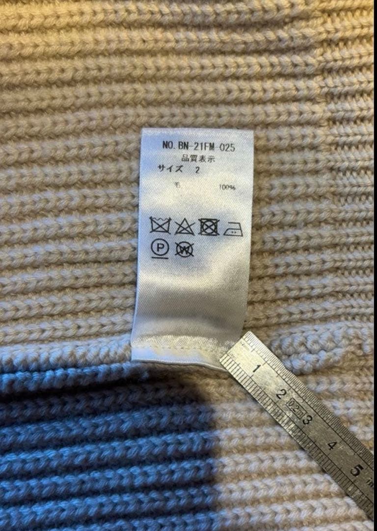 上杉柊平着用　BATONER ドライバーズニット カーディガン　サイズ2