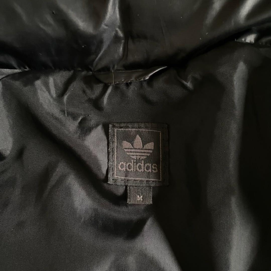 00s adidas パファージャケット　中綿　2way 黒　オーバーサイズ