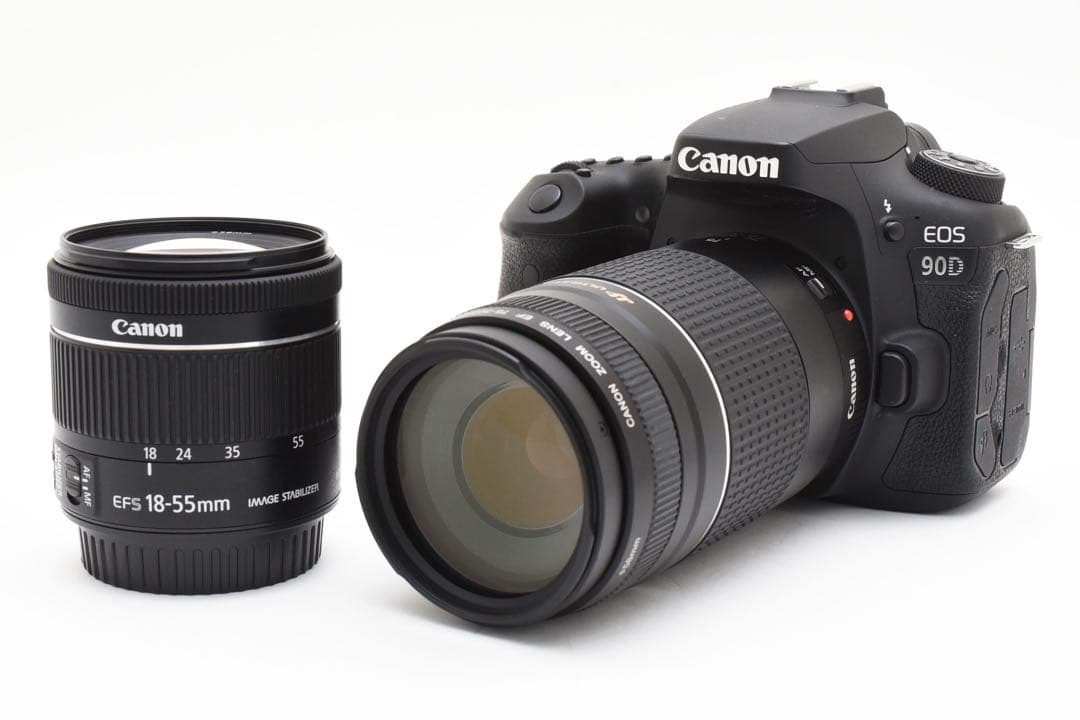 一眼レフカメラCanon EOS 90D標準&望遠ダブルレンズセット