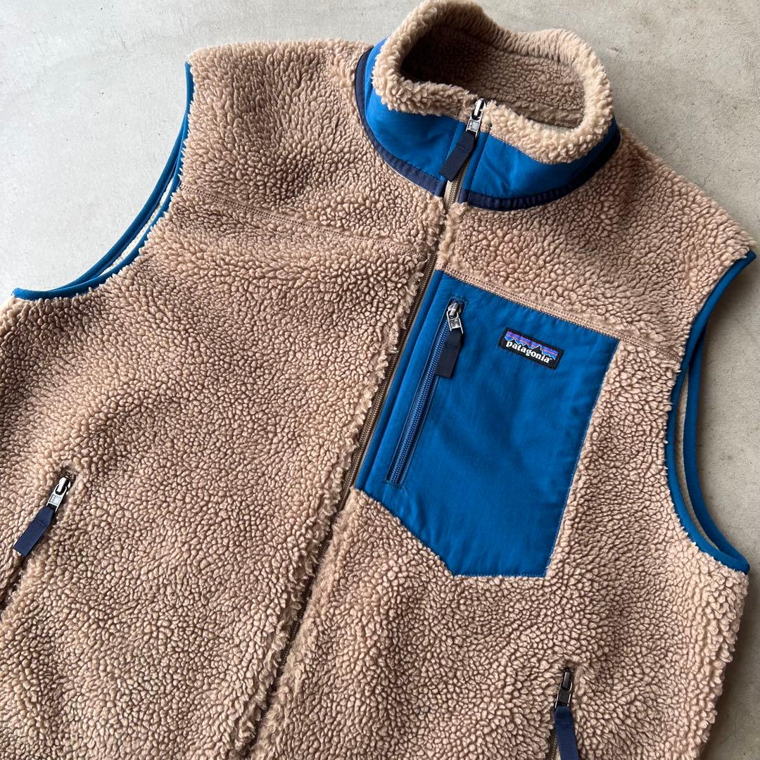 【patagonia】パタゴニア　XL　レトロX　フリースベスト　モジャブカーキ