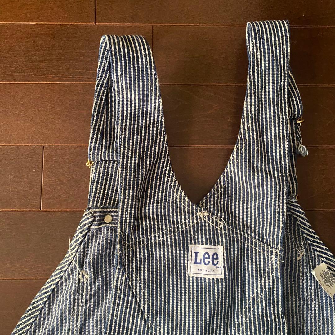 70年代 Lee オーバーオール ヒッコリーストライプ MADE IN USA