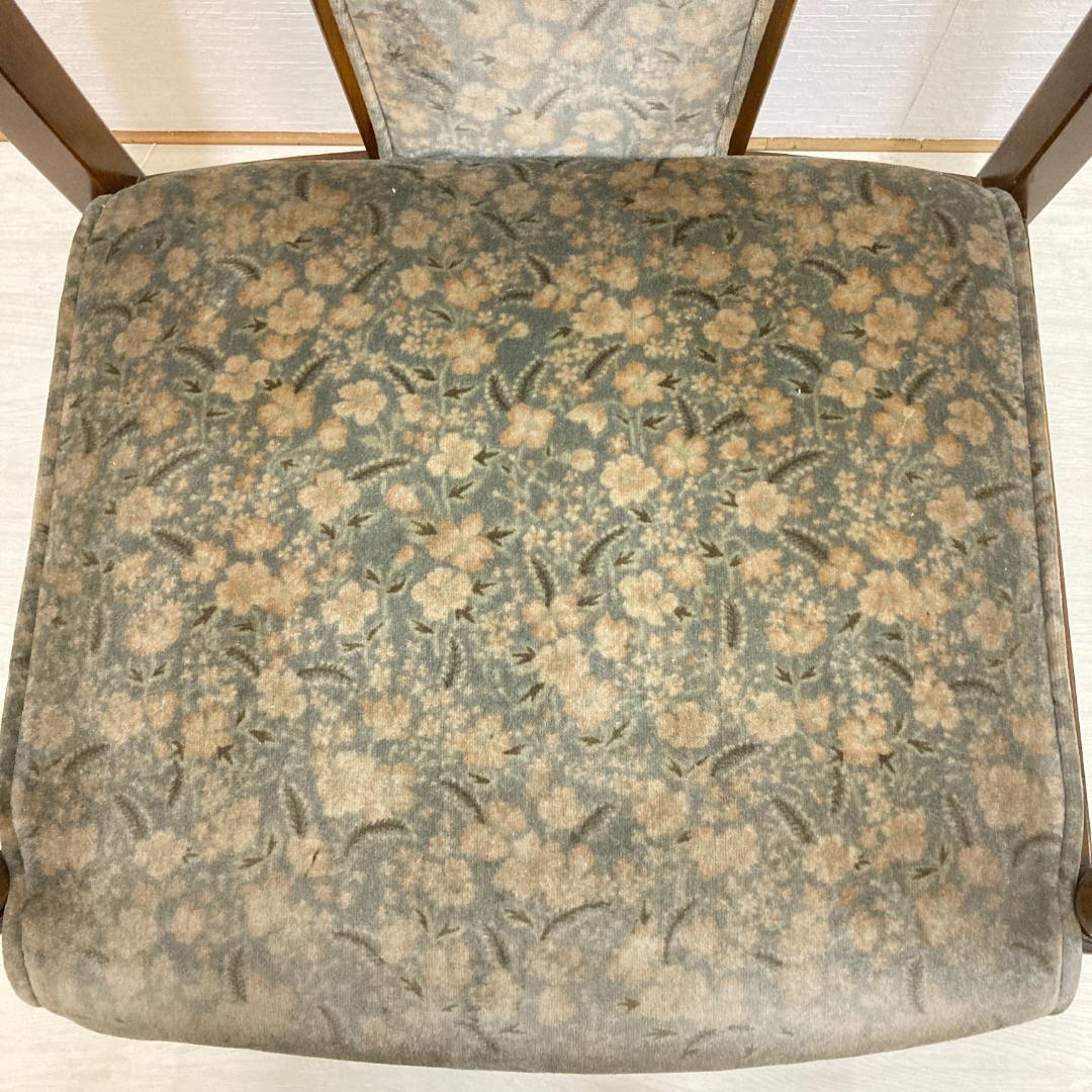 【オールドカリモク】コロニアル　一人掛けソファ　シングルソファ　椅子　２脚セット