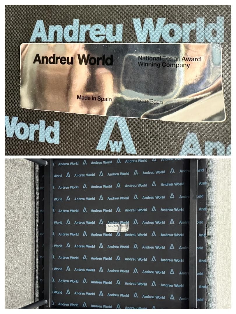 アンドリューワールド■エレメント　ラウンジ チェア　グレー　1Pソファ