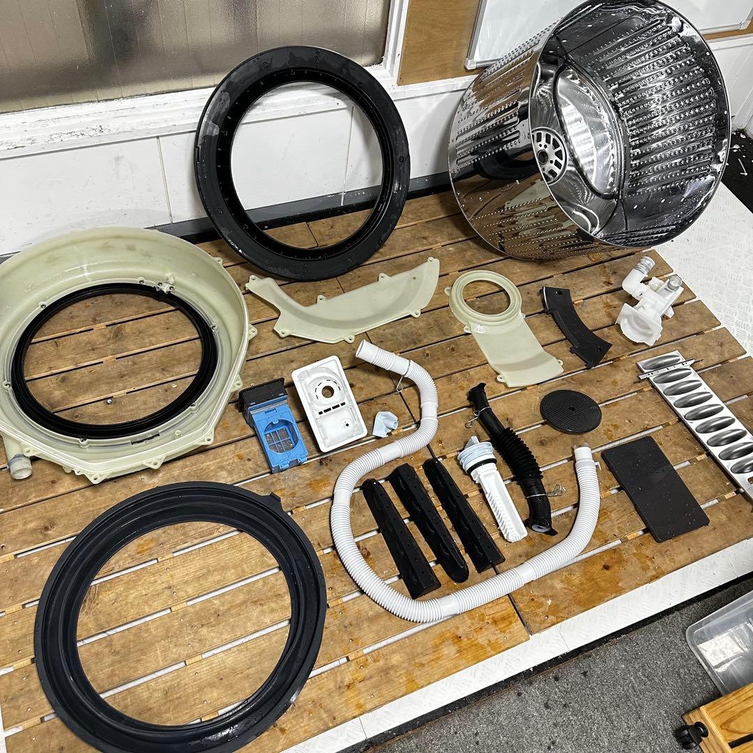 乾燥未使用　SHARP ES-K10B-TL 2023年製 ドラム式洗濯機