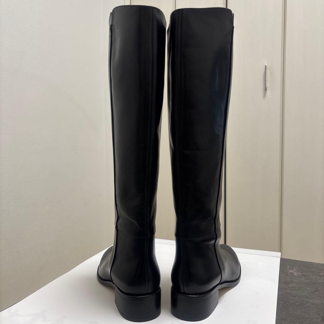 極美品　MARGARET HOWELLマーガレットハウエル ロングブーツ 厚底