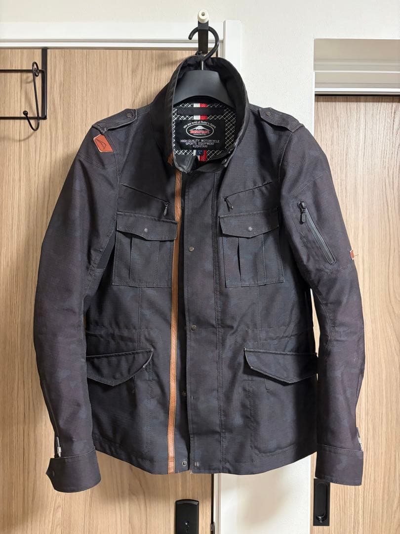 クシタニ フィンジャケット ブラックカモフラ/L