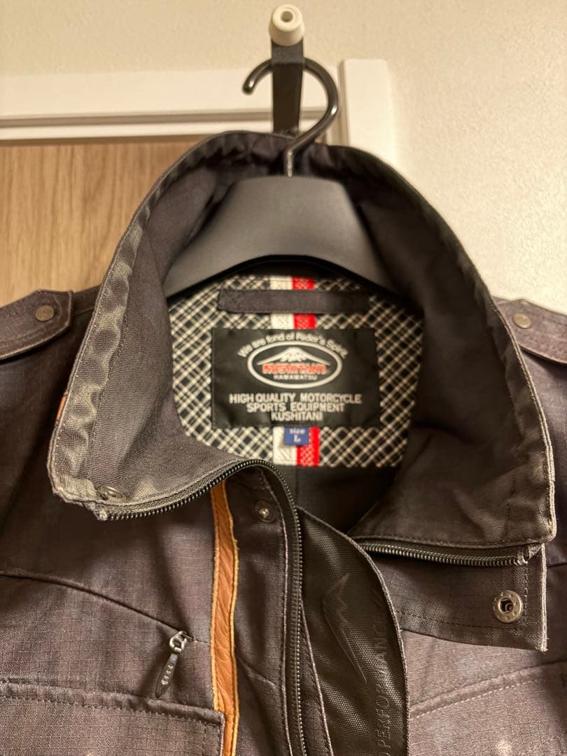 クシタニ フィンジャケット ブラックカモフラ/L