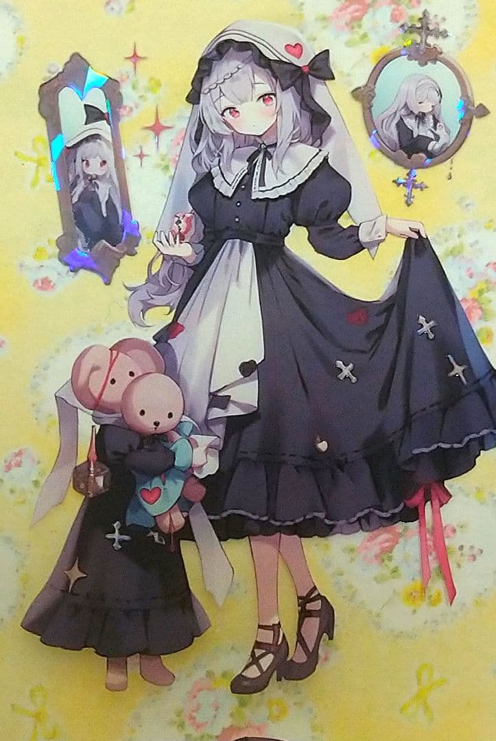 廃盤品✩J841＃赤黯时刻(贝壳光)切り売り海外人物女の子AIマステ