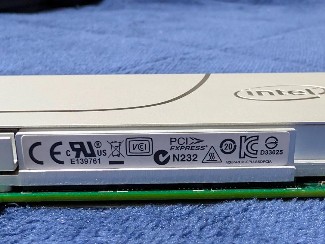 【中古】インテル SSD 750 Series 400G MLC SSD